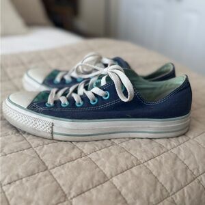 Converse Blue and White Sneakers